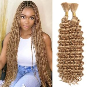 Honey blond boho braids extensions ( color 27)