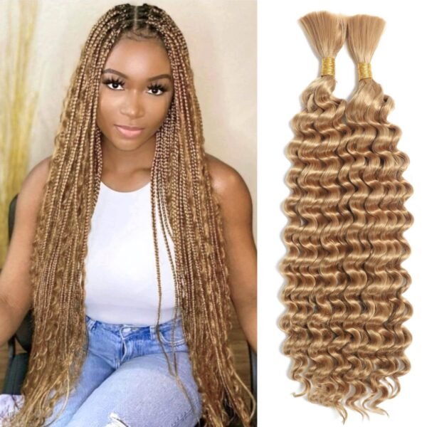 Honey blond boho braids extensions ( color 27)